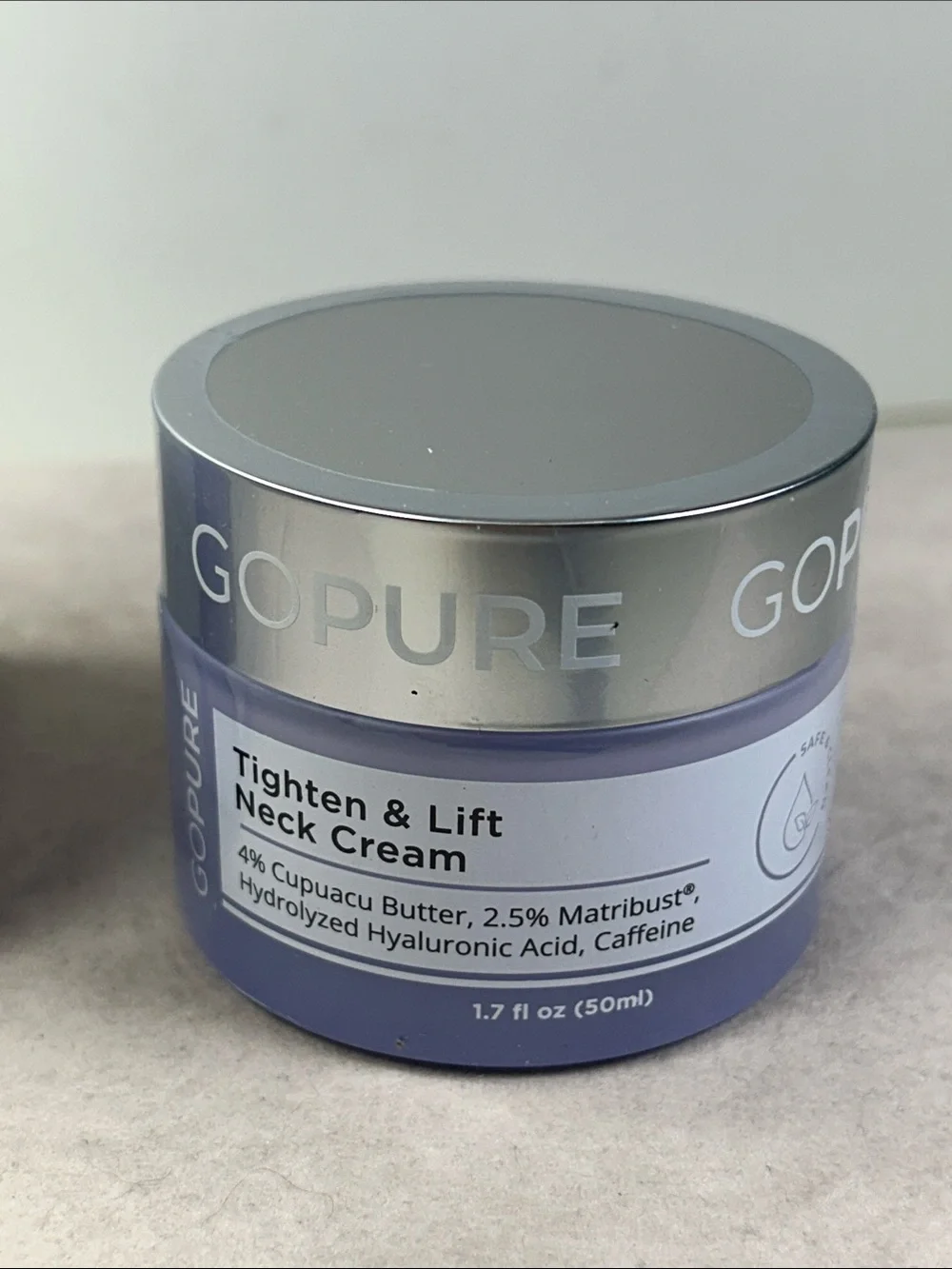 goPure Tighten & Lift Neck & Chest Moisturizer Cream 1.7 fl oz